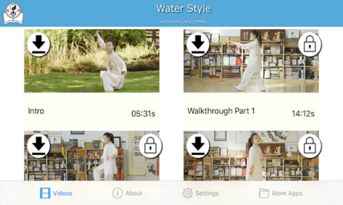 Water Style Kung Fu Tai Chi android App screenshot 1